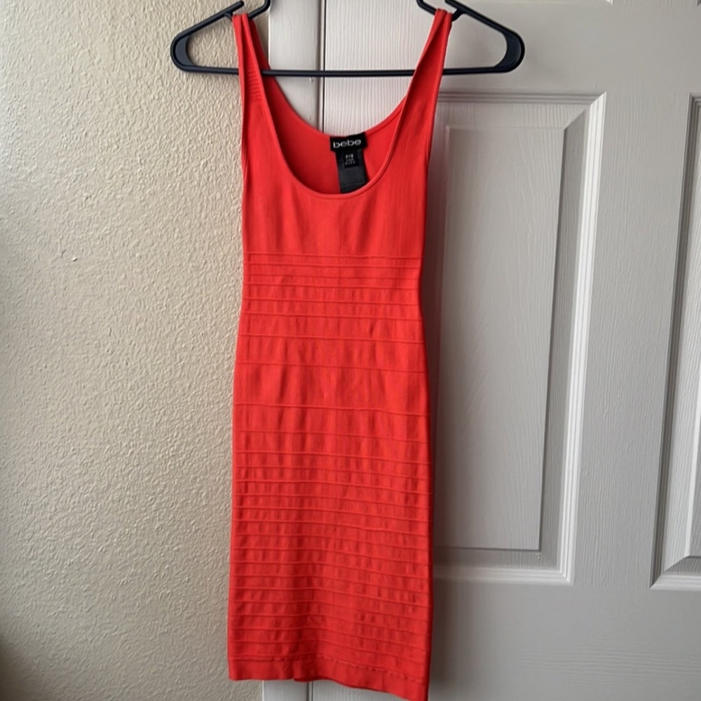 Bebe bodycon mini dress size small
